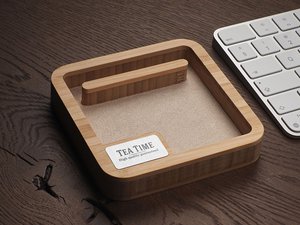 Wooden desk organiser 1846292