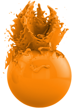 Oranžová barva F09